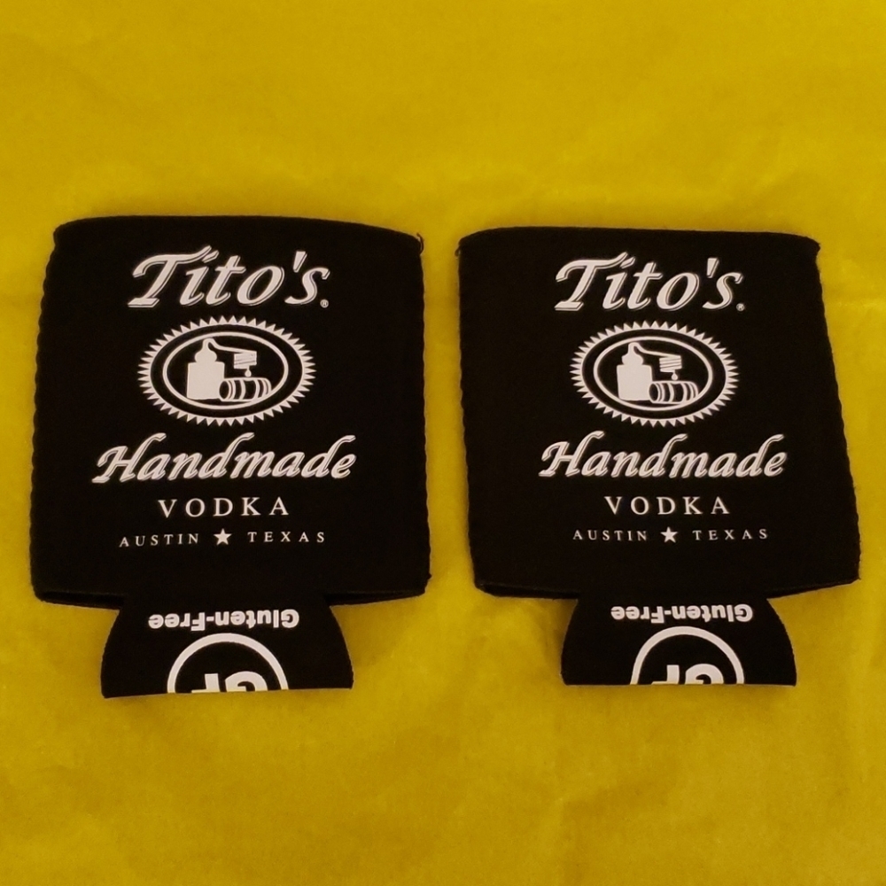 Tito's Handmade Vodka Branded Koosie- Set of Two